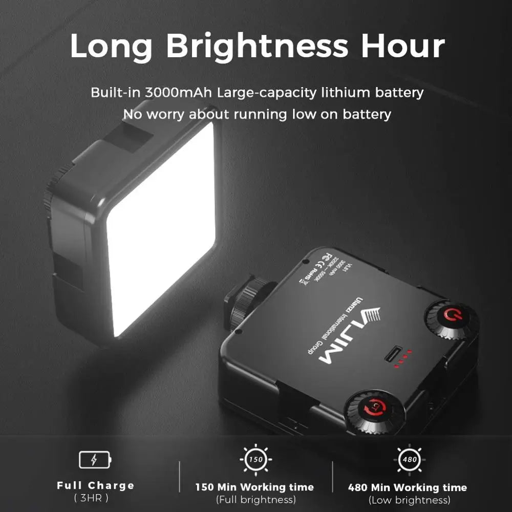 Portable Mini LED Light – Camera Photo & Vlog Lighting