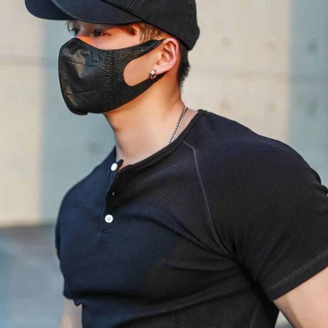 Men’s Gym Fitness T-Shirt – Slim Fit Workout Top