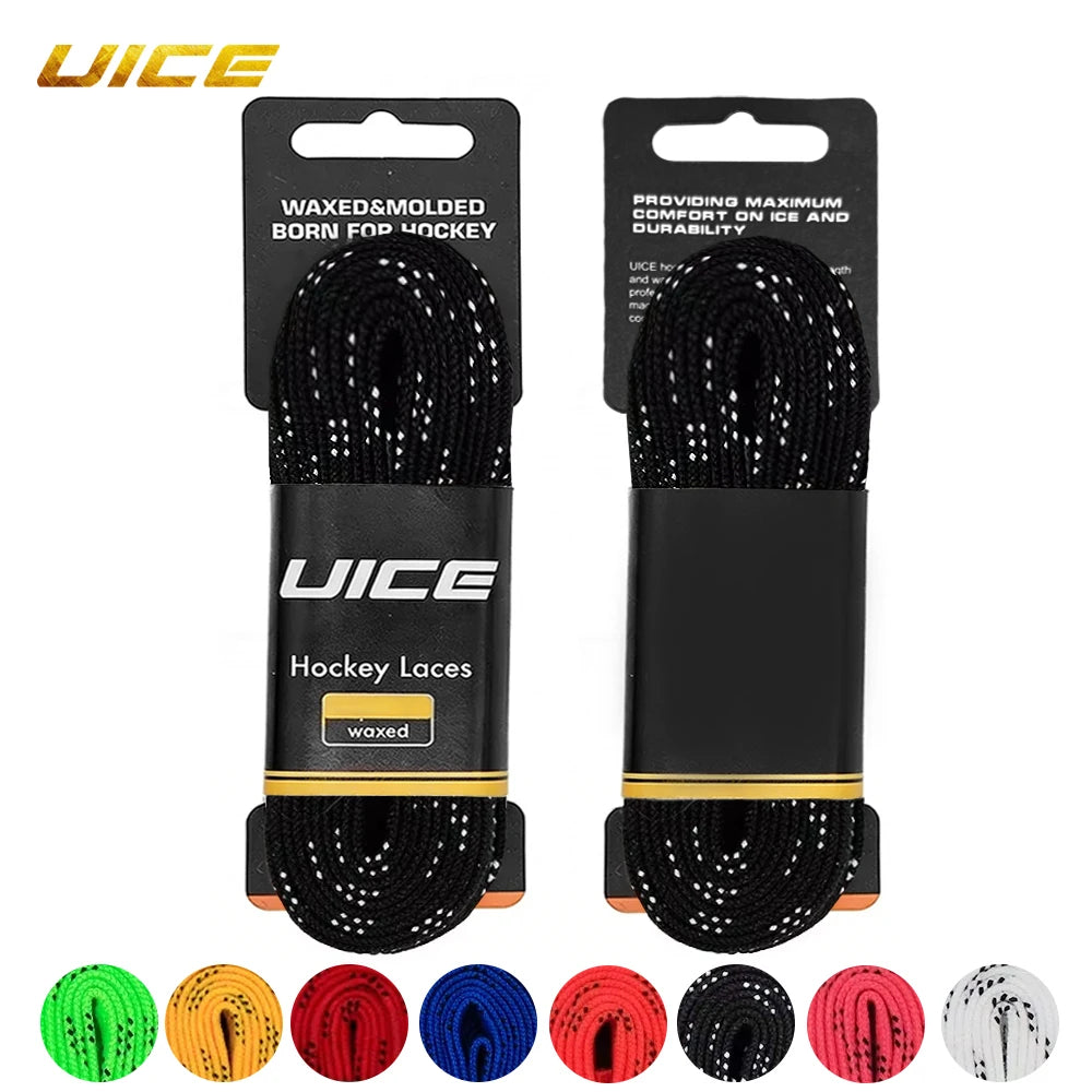 UICE Ice Hockey Skate Laces – Reinforced Dual Layer Braid | 84-120 Inch