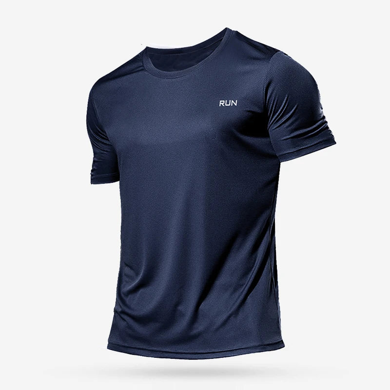 Men’s Quick-Dry Running & Gym T-Shirt – Short Sleeve Fitness Top