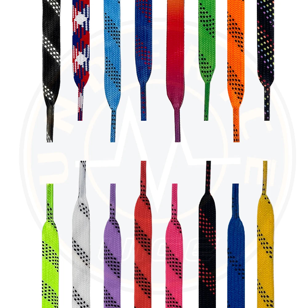 UICE Ice Hockey Skate Laces – Reinforced Dual Layer Braid | 84-120 Inch