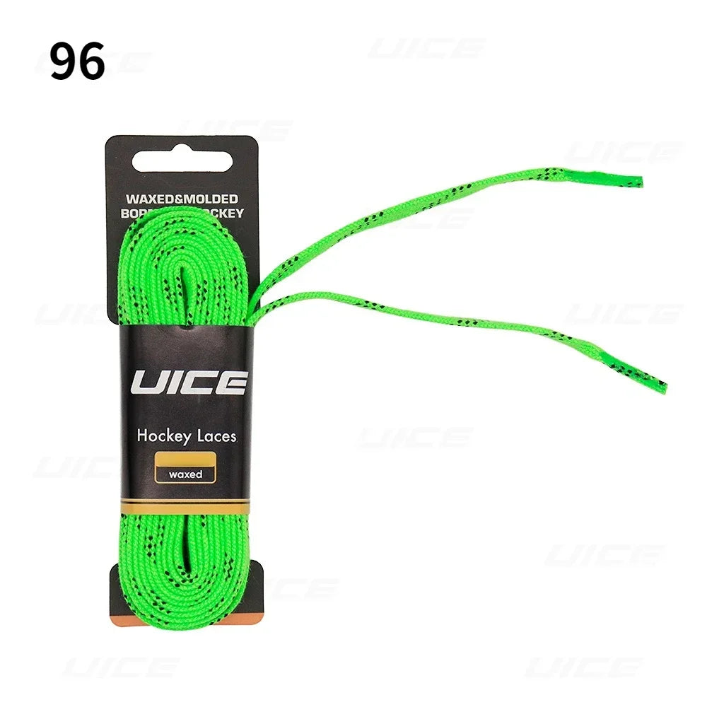 UICE Ice Hockey Skate Laces – Reinforced Dual Layer Braid | 84-120 Inch