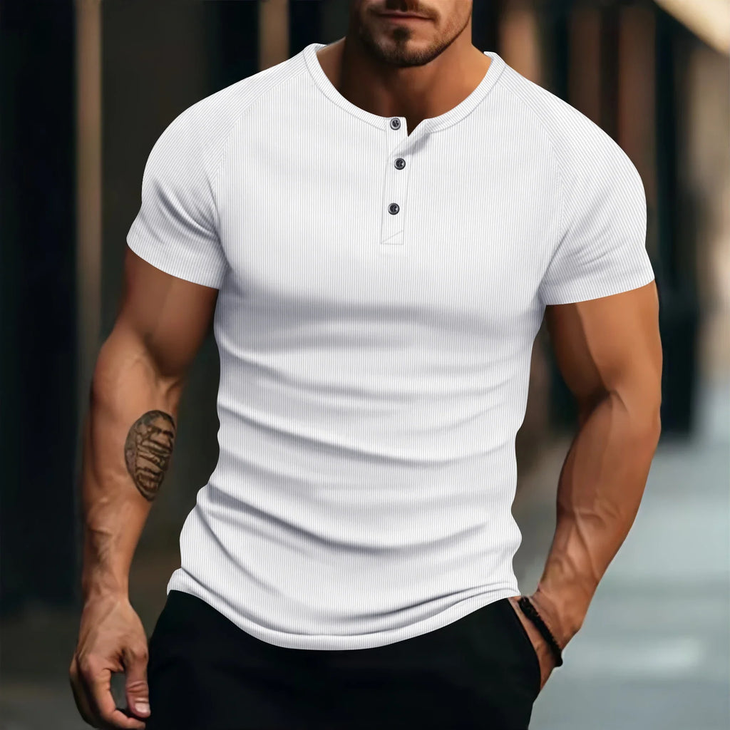 Men’s Gym Fitness T-Shirt – Slim Fit Workout Top