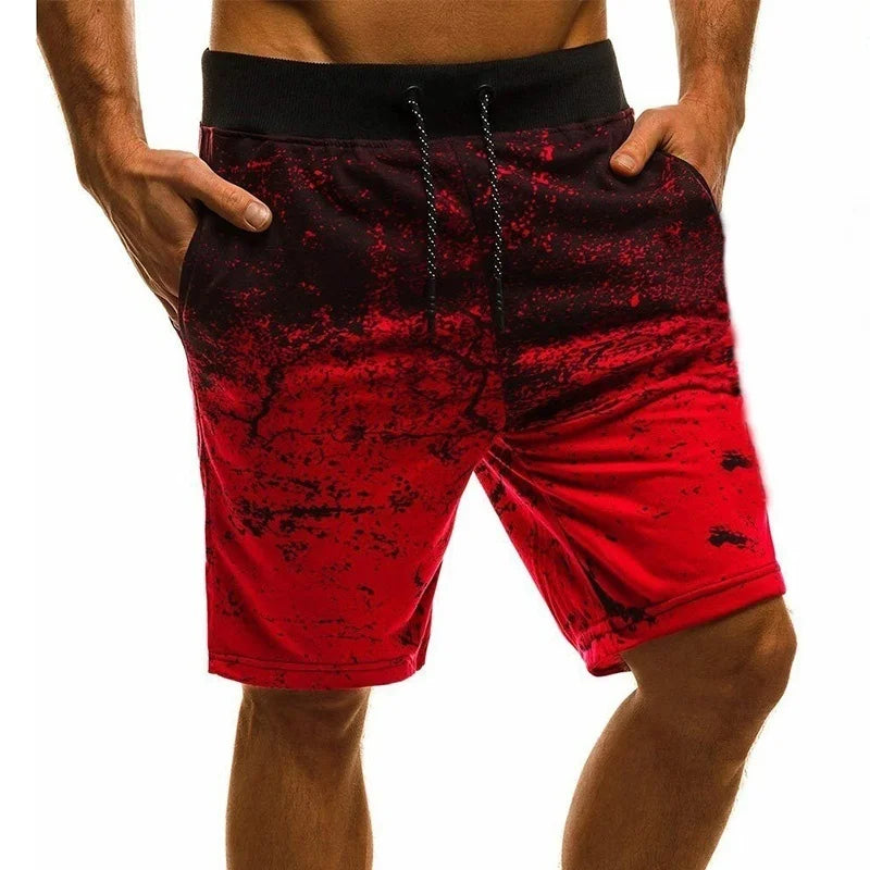 Men’s Fashion Jogger Shorts | Printed Slim Fit Workout Sweatpants