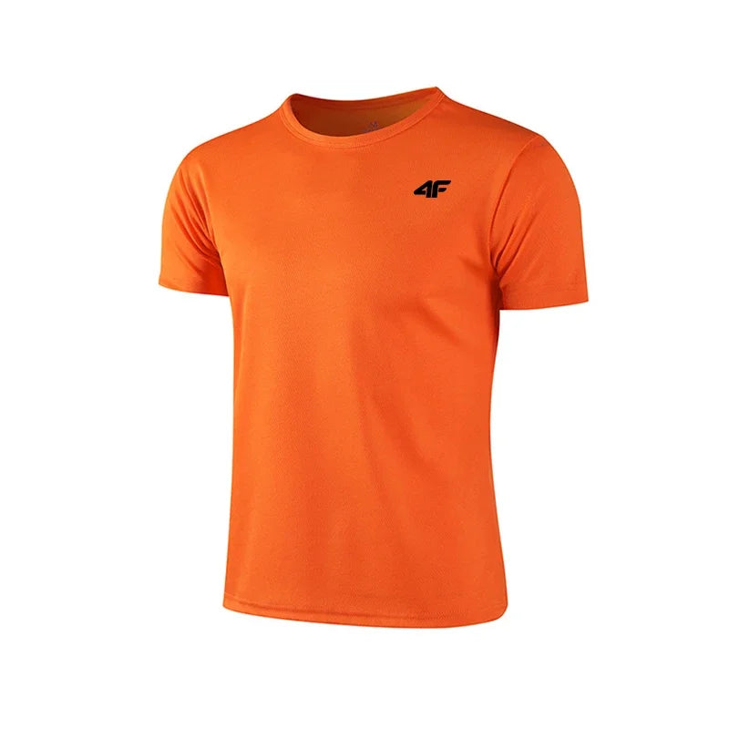 Men’s Workout – Breathable Short Sleeve Gym T-Shirt