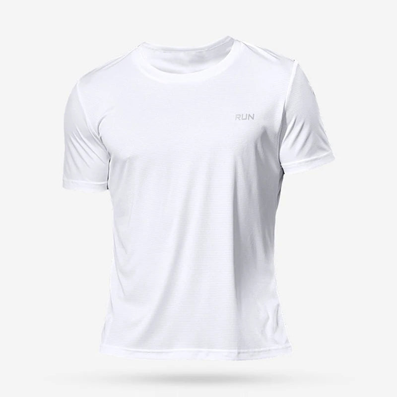 Men’s Quick-Dry Running & Gym T-Shirt – Short Sleeve Fitness Top