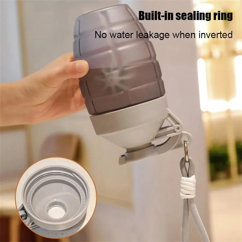 600ml Fitness Shaker Water Bottle