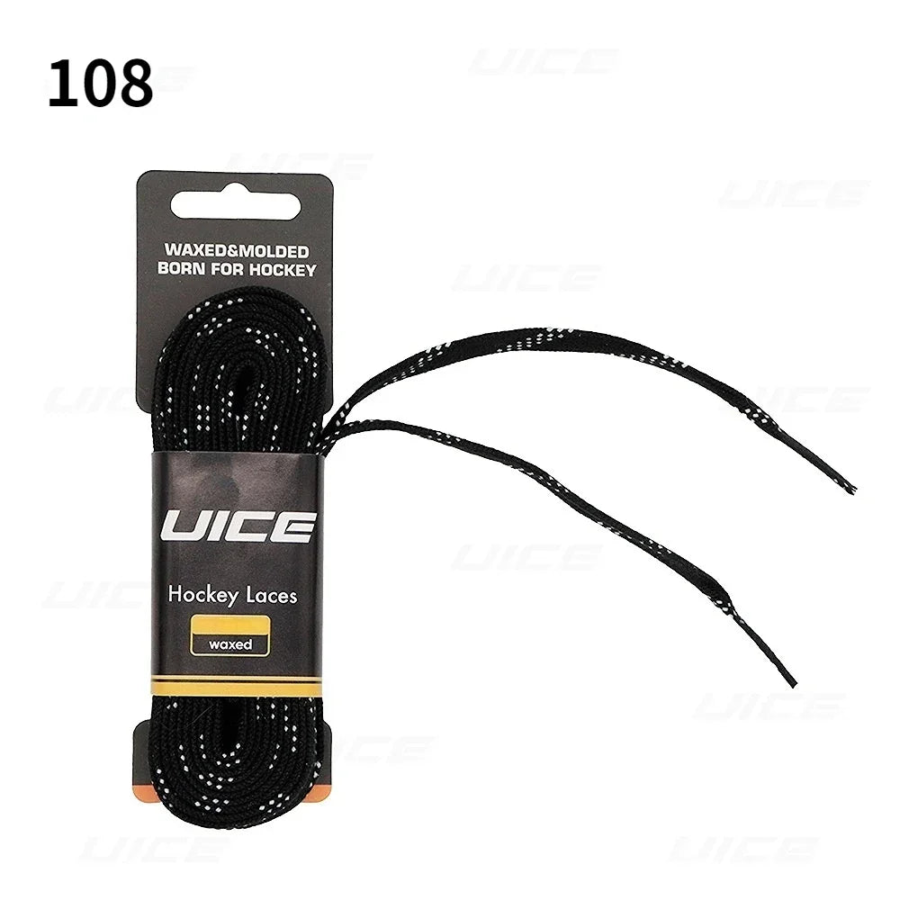 UICE Ice Hockey Skate Laces – Reinforced Dual Layer Braid | 84-120 Inch