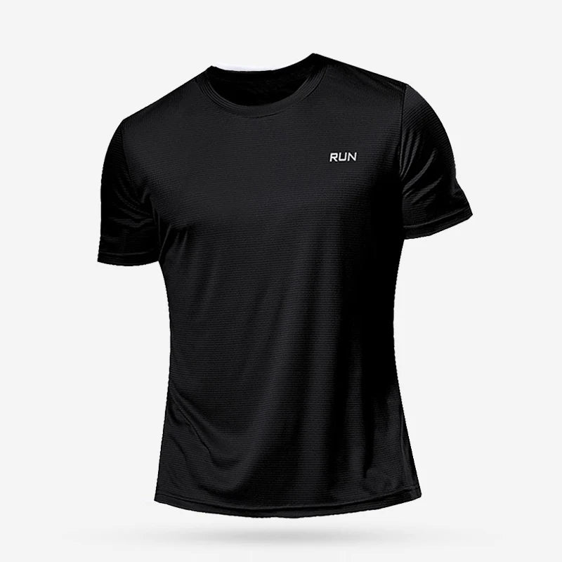 Men’s Quick-Dry Running & Gym T-Shirt – Short Sleeve Fitness Top