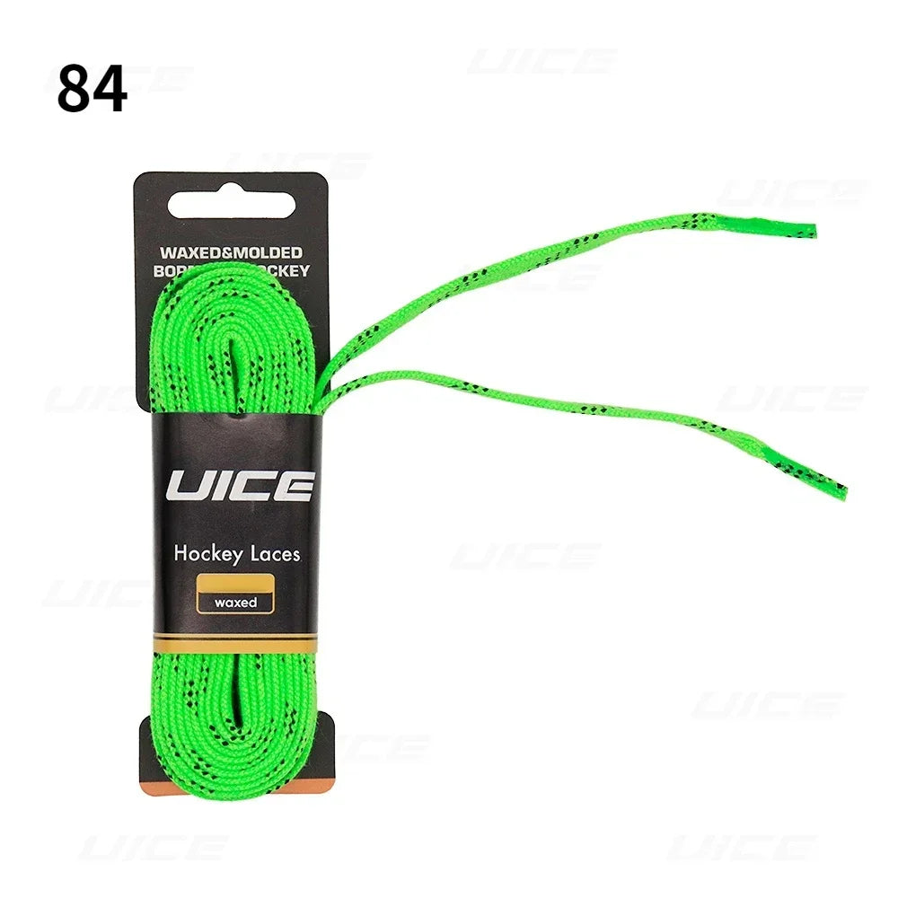 UICE Ice Hockey Skate Laces – Reinforced Dual Layer Braid | 84-120 Inch