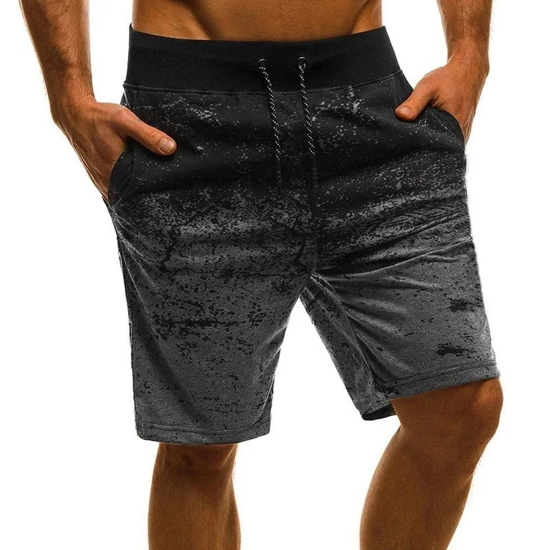 Men’s Fashion Jogger Shorts | Printed Slim Fit Workout Sweatpants