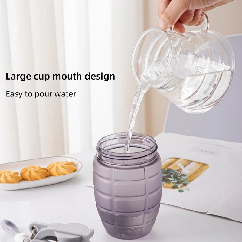 600ml Fitness Shaker Water Bottle