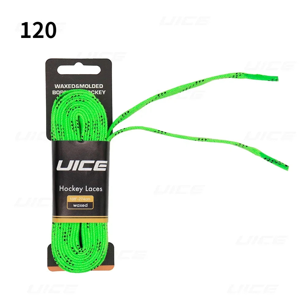 UICE Ice Hockey Skate Laces – Reinforced Dual Layer Braid | 84-120 Inch