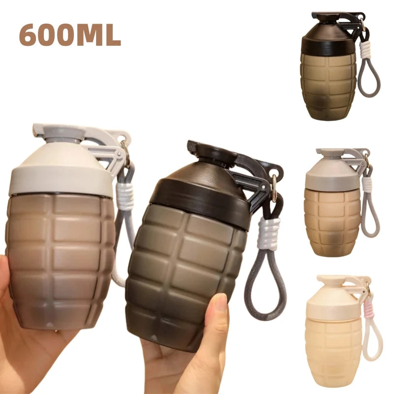 600ml Fitness Shaker Water Bottle