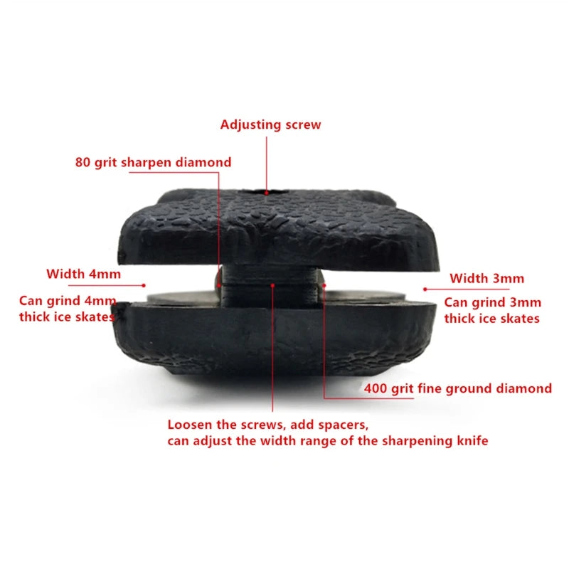 Portable Ice Hockey Skate Sharpener – Dual Sided