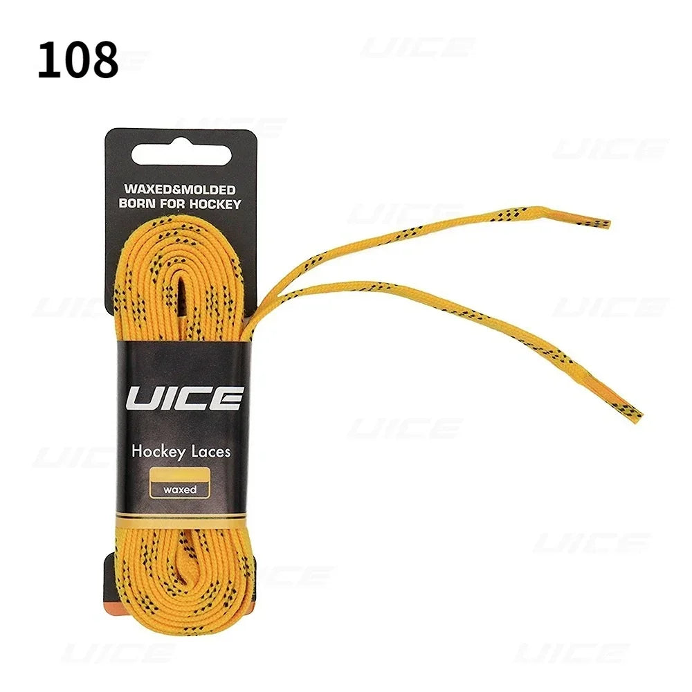 UICE Ice Hockey Skate Laces – Reinforced Dual Layer Braid | 84-120 Inch