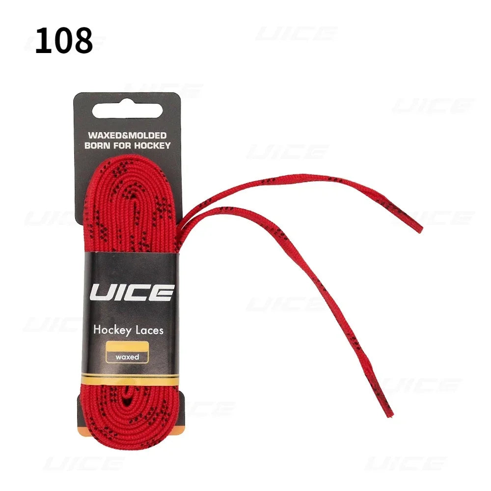 UICE Ice Hockey Skate Laces – Reinforced Dual Layer Braid | 84-120 Inch