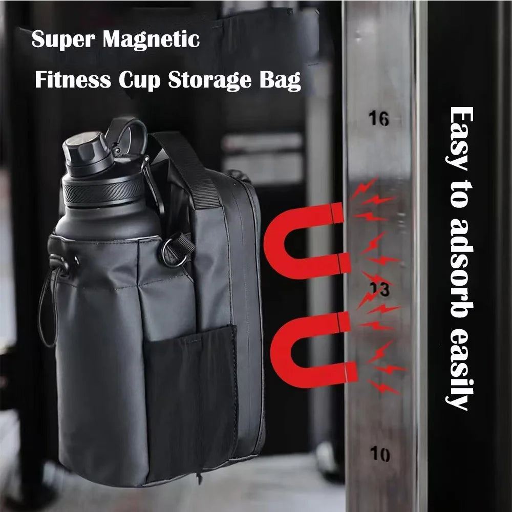 Magnetic Gym Water Bottle Holder