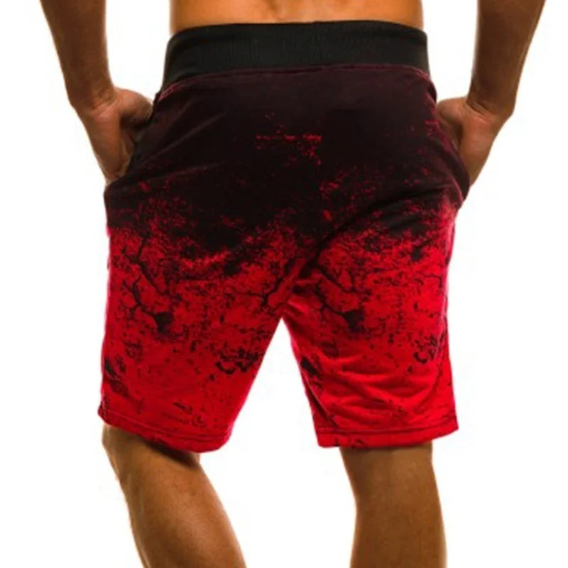 Men’s Fashion Jogger Shorts | Printed Slim Fit Workout Sweatpants