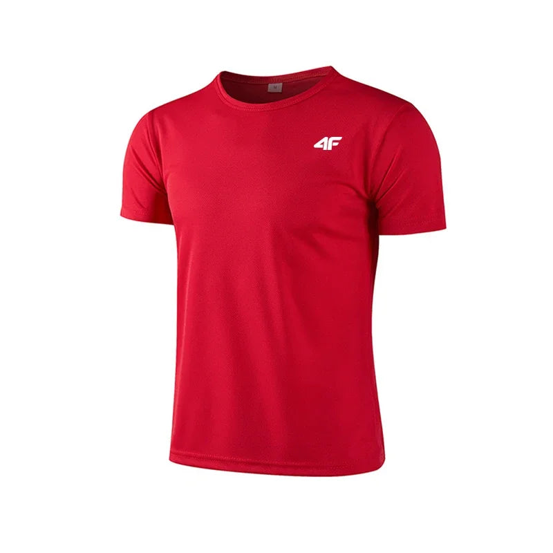 Men’s Workout – Breathable Short Sleeve Gym T-Shirt
