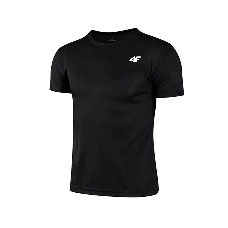 Men’s Workout – Breathable Short Sleeve Gym T-Shirt