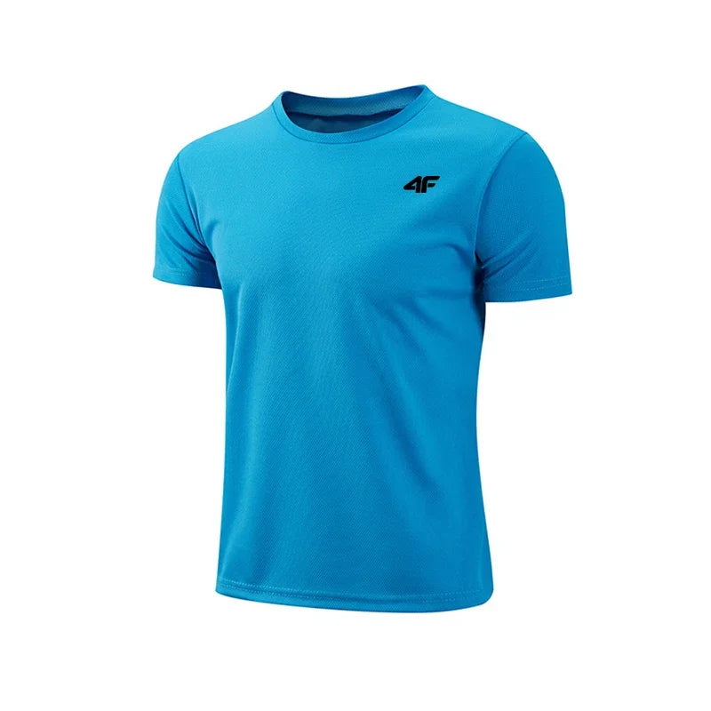 Men’s Workout – Breathable Short Sleeve Gym T-Shirt