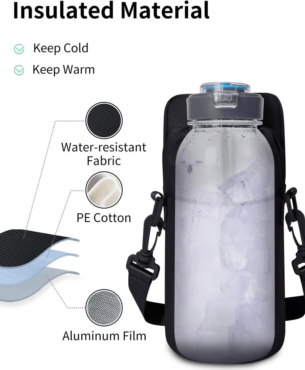 Magnetic Gym Water Bottle Holder