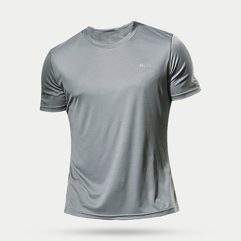 Men’s Quick-Dry Running & Gym T-Shirt – Short Sleeve Fitness Top